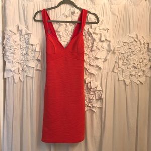 Red night out dress